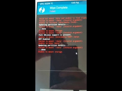 Panduan atasi masalah Failed To Mount System (Invalid Argument) pada Sharp AQUOS K SHF31 via TWRP