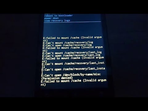 Panduan atasi masalah Failed To Mount System (Invalid Argument) pada Sharp AQUOS Mini SHV31 via TWRP