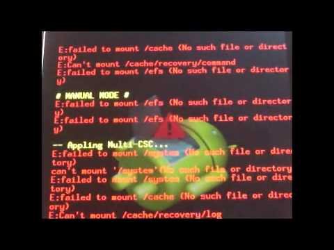Cara mudah atasi masalah Failed To Mount System (Invalid Argument) pada Sharp Zero 2 via TWRP