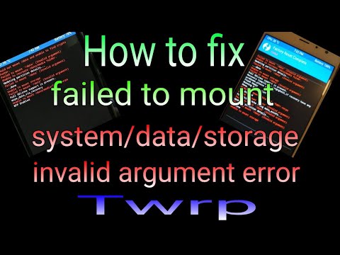 Langkah mudah atasi masalah Failed To Mount System (Invalid Argument) pada Sharp AQUOS Crystal X via TWRP