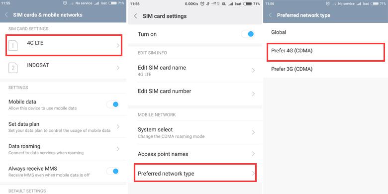 [SOLVED] Setting Sharp Aquos C10 network 3g/4g only