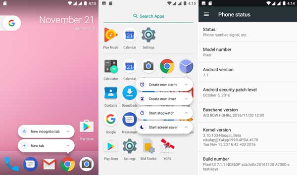Custom ROM Sharp Z2 Pixel Experience