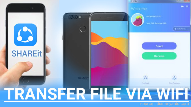 Mengenal Transfer File via Wifi di Sharp A Click Menggunakan ShareIt Terbaru