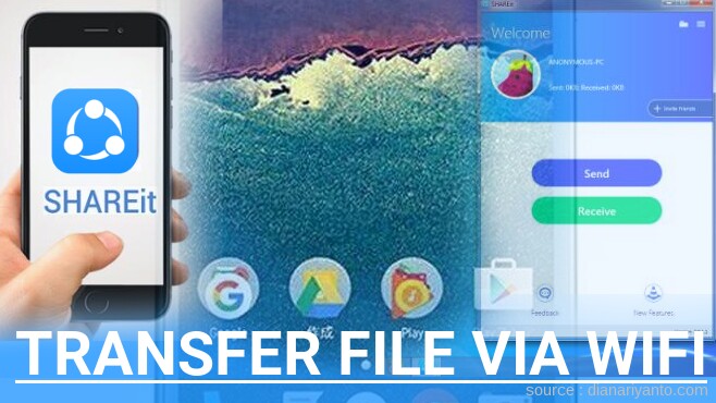 Tips Transfer File via Wifi di Sharp Aquos 507SH Menggunakan ShareIt Versi Baru