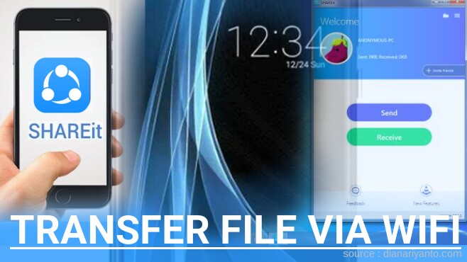Cara Mudah Transfer File via Wifi di Sharp Aquos R Menggunakan ShareIt Versi Baru
