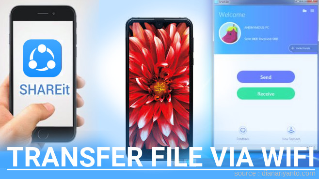 Tips Transfer File via Wifi di Sharp AQUOS R2 Menggunakan ShareIt Terbaru
