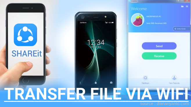 Tutorial Transfer File via Wifi di Sharp AQUOS Xx3 mini Menggunakan ShareIt Versi Baru