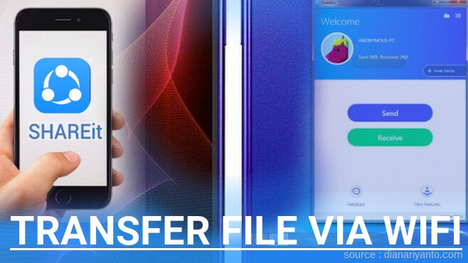 Mengenal Transfer File via Wifi di Sharp Aquos Zeta SH-01H Menggunakan ShareIt Versi Baru