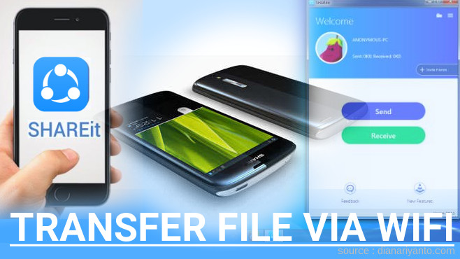 Mudahnya Transfer File via Wifi di Sharp SH631W Menggunakan ShareIt Versi Baru