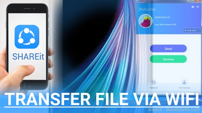 Transfer File via Wifi di Sharp Zero 2 Menggunakan ShareIt Versi Baru